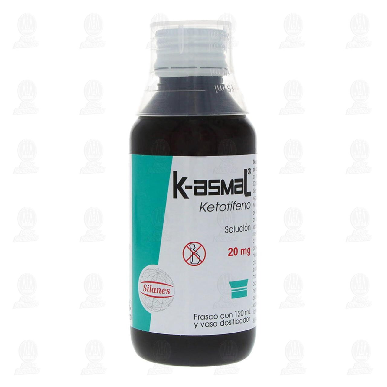 K-asmal 20 mg Soluci&oacute;n, 120 ml. image number 0