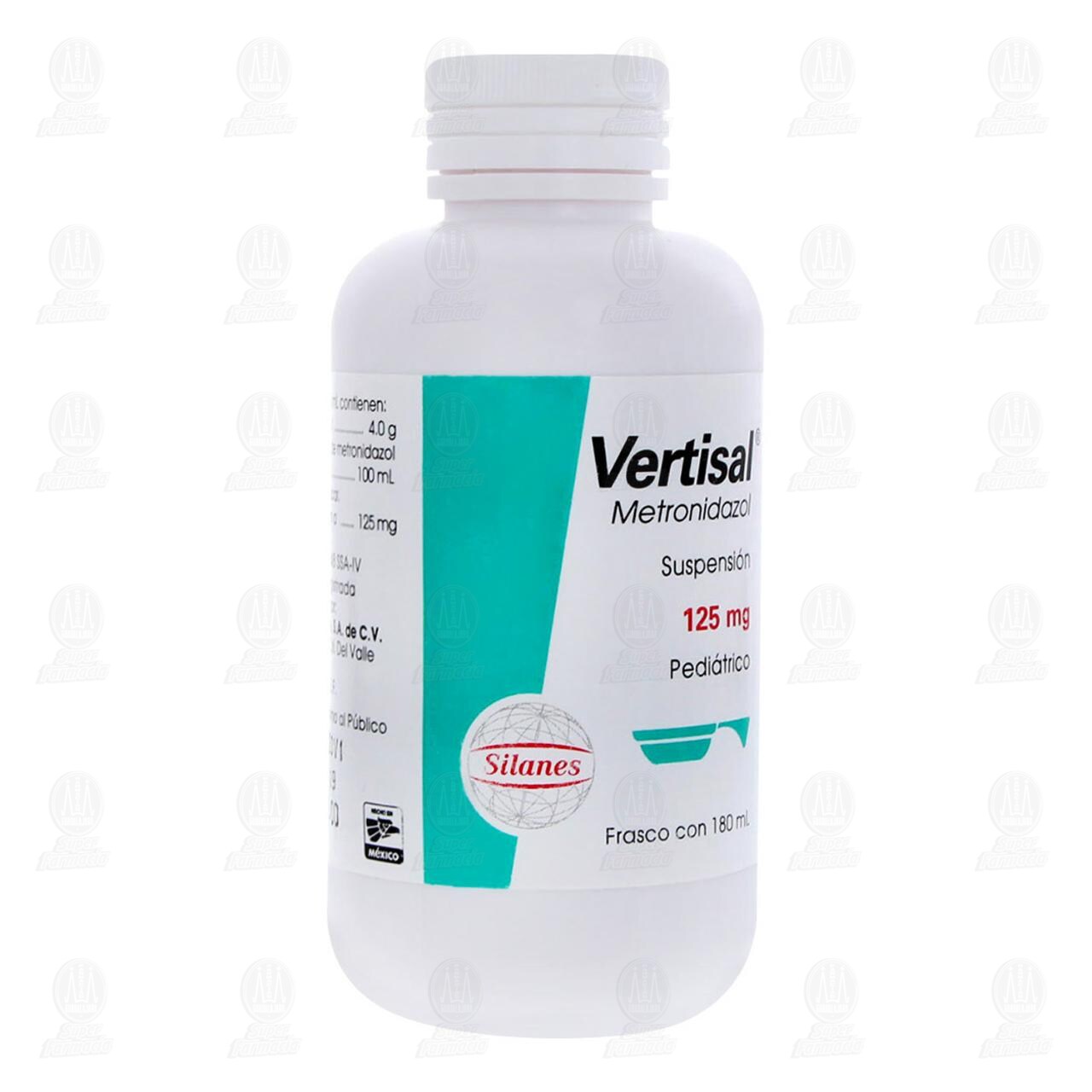 Vertisal 125 mg Suspensi&oacute;n, 180 ml. image number 0