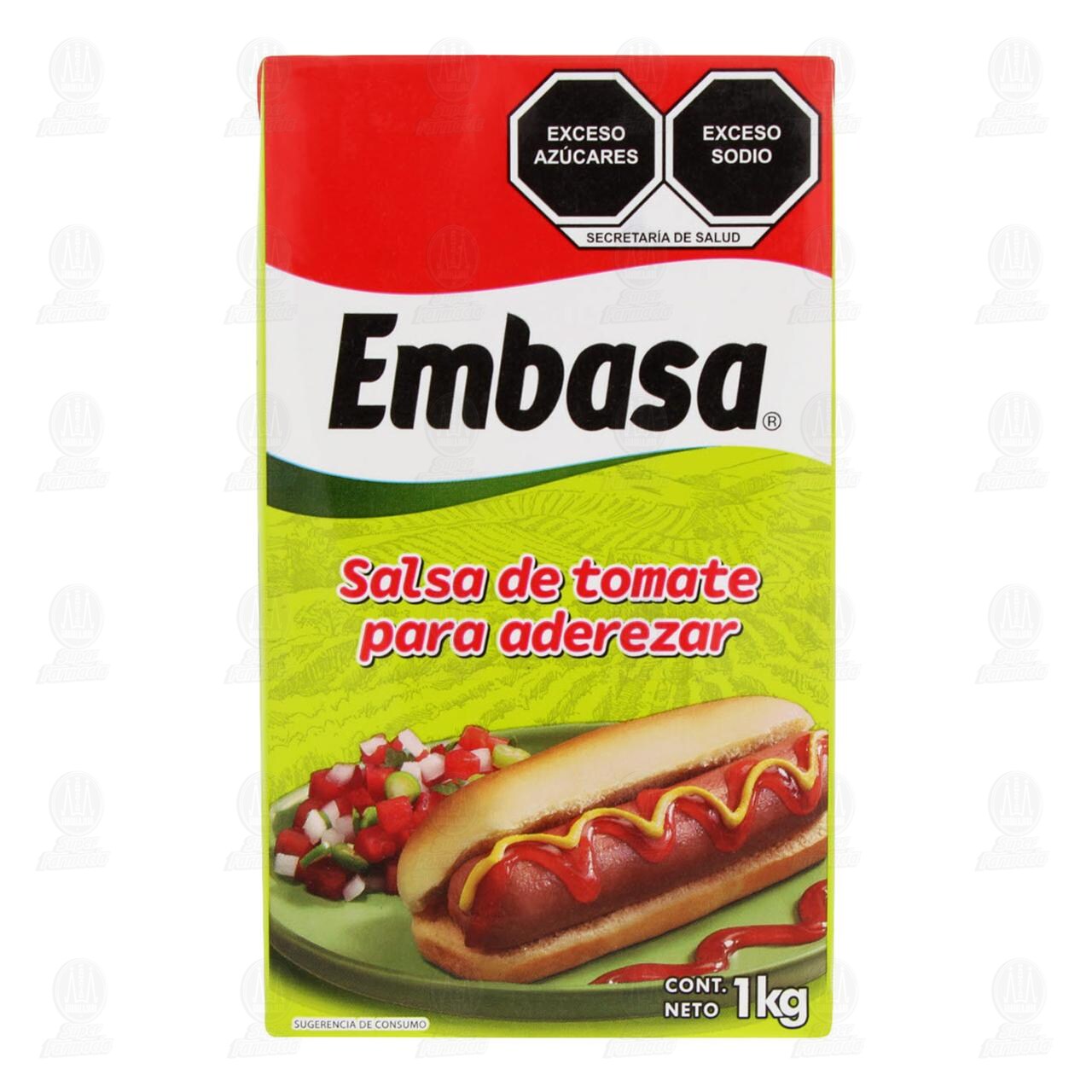 Salsa de Tomate Embasa para Aderezar, 1 kg. image number 1