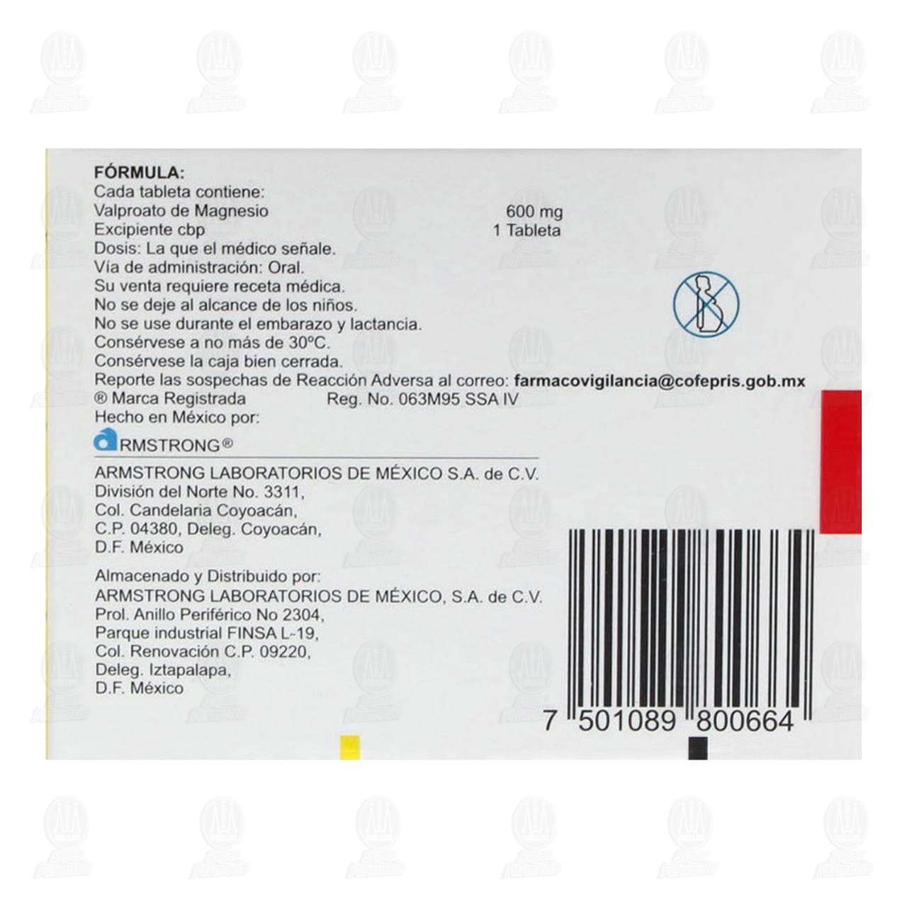 Atemperator LP 600 mg, 20 Tabletas. image number 2