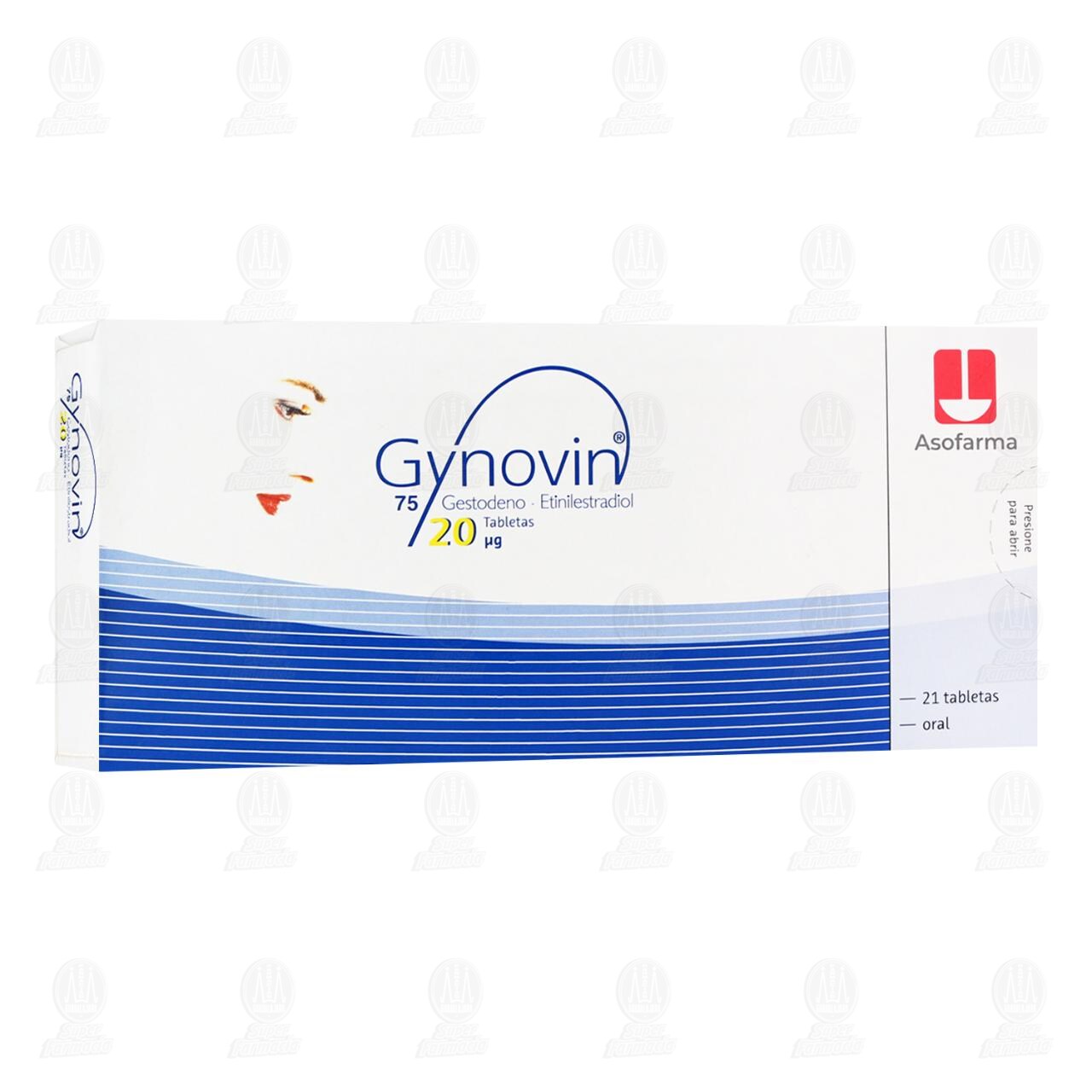Gynovin 75/20mcg, 21 Tabletas.