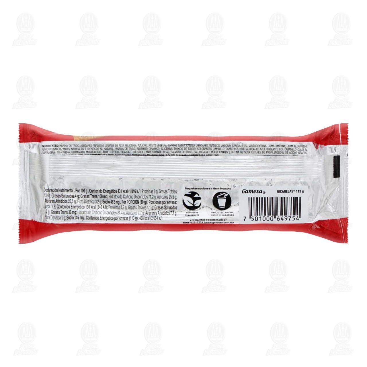 Galletas Gamesa Cl&aacute;sicas Ricanelas Sabor Canela, 113 gr. image number 1