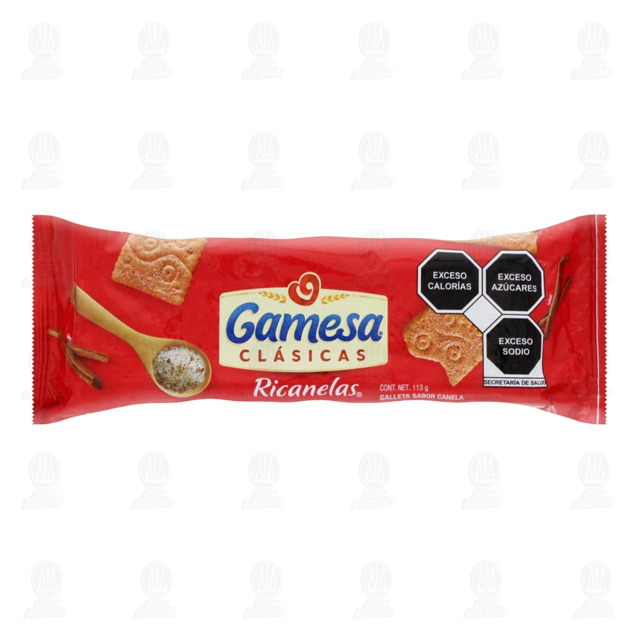 Imagen para Galletas Gamesa Clásicas Ricanelas Sabor Canela, 113 gr.