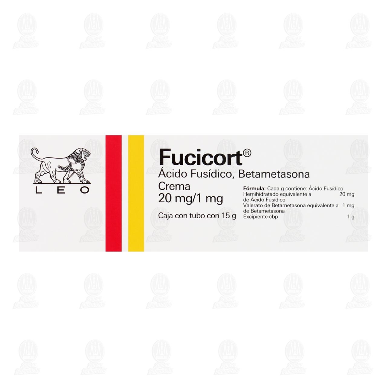 Fucicort Crema 20mg/1mg, 15 gr. image number 2