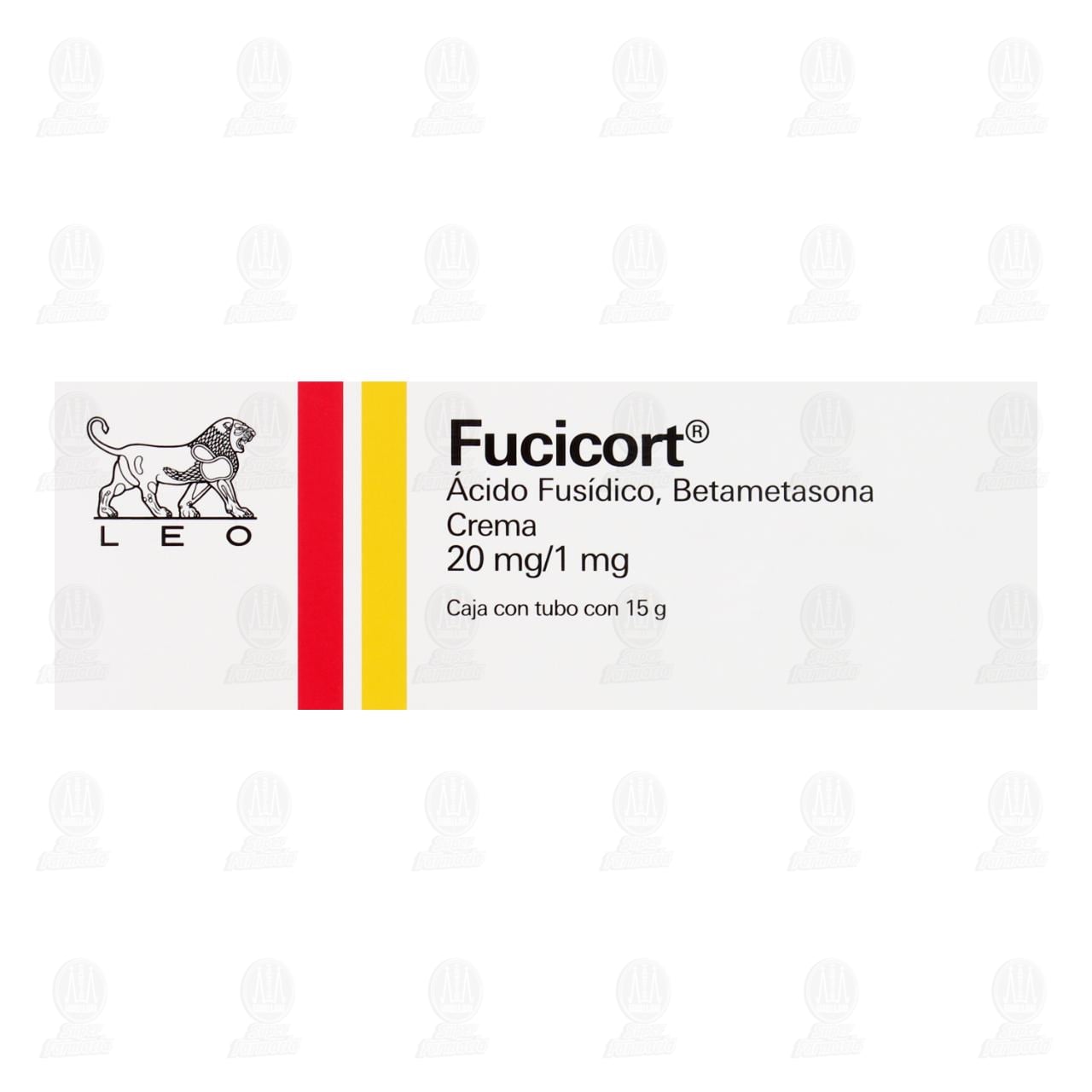 Fucicort Crema 20mg/1mg, 15 gr. image number 1