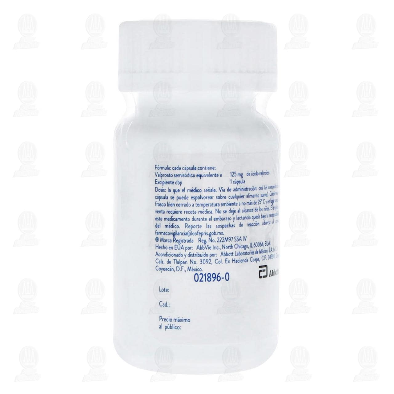 Epival Sprinkle 125 mg, 60 C&aacute;psulas. image number 2