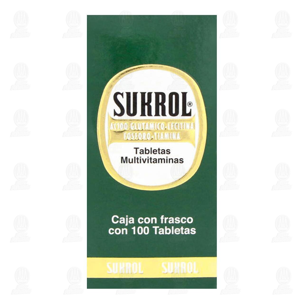 Sukrol, 100 Tabletas. image number 1
