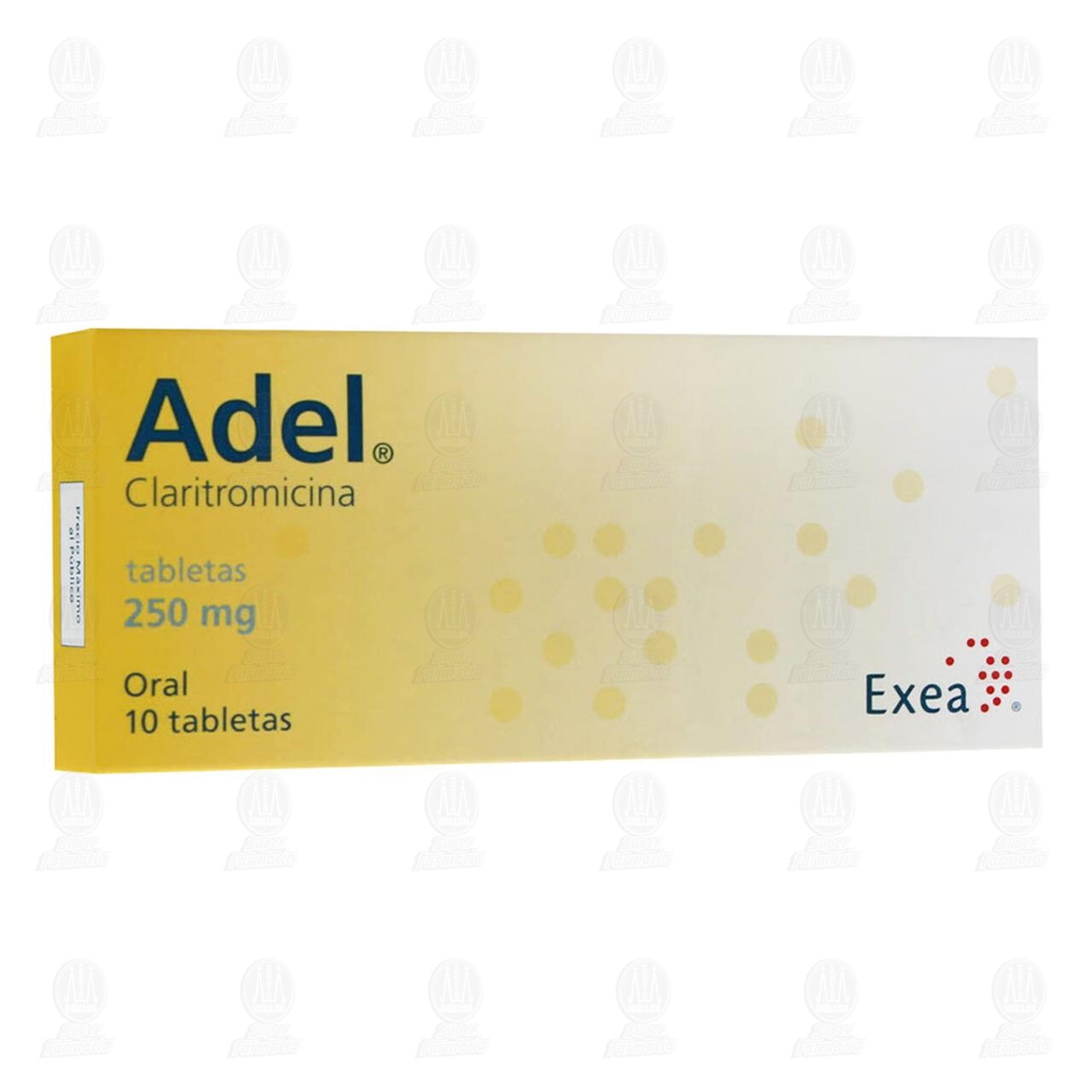 Adel 250 mg, 10 Tabletas.