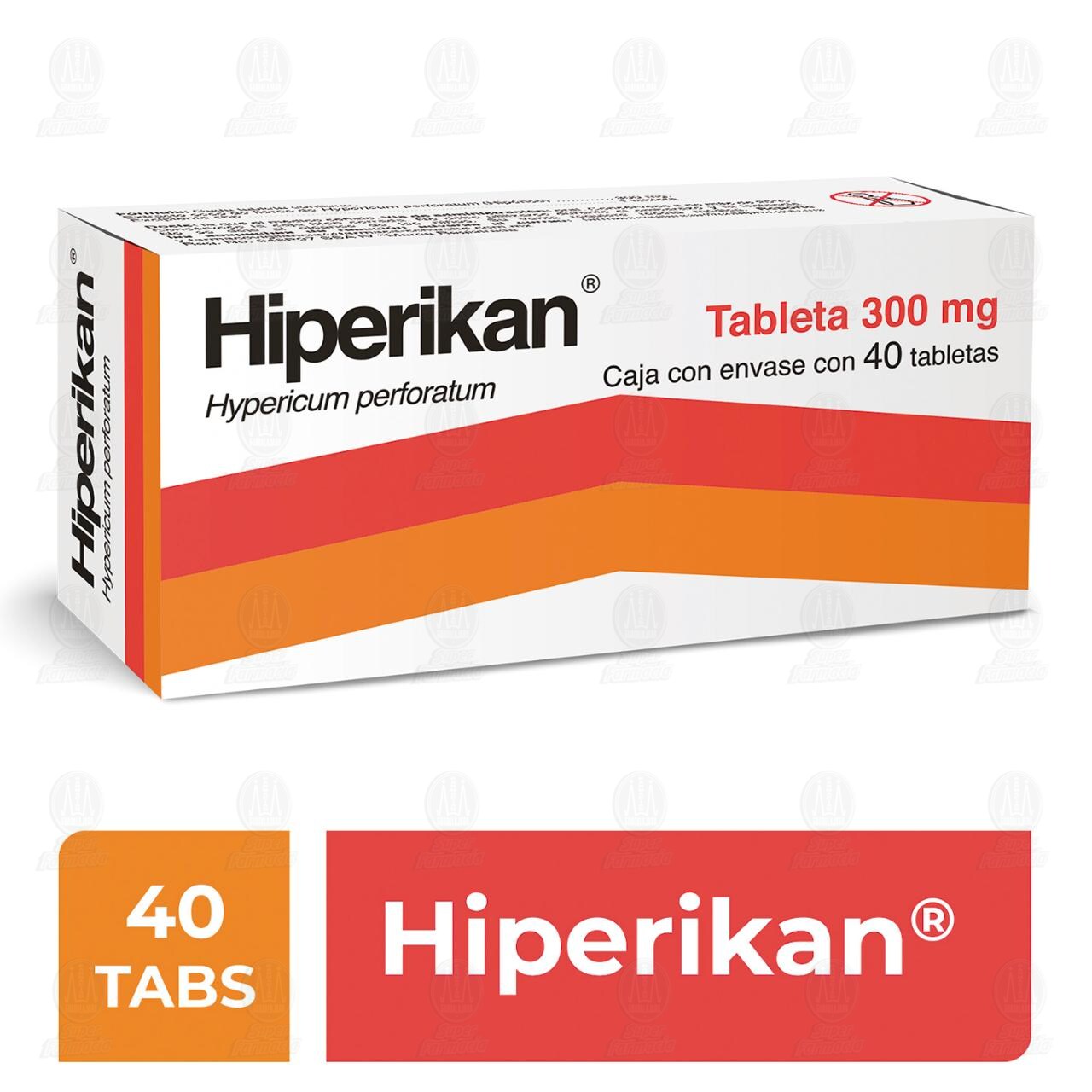 Hiperikan 300 mg, 40 Tabletas. image number 2