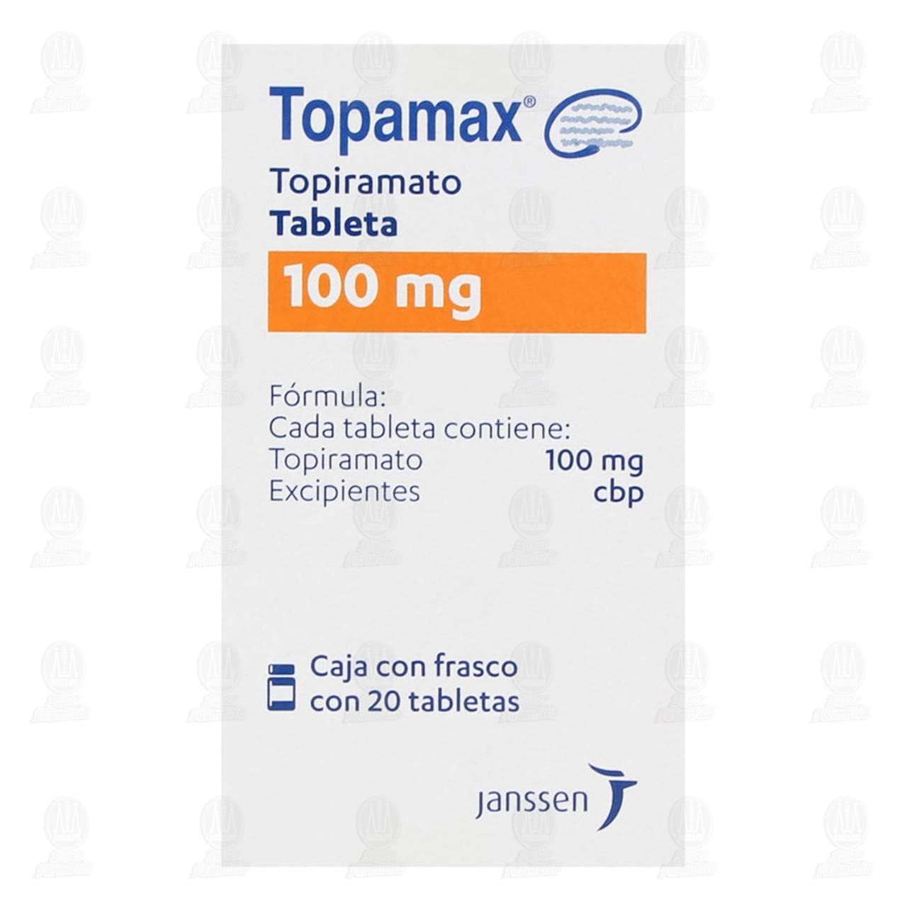 Topamax 100 mg, 20 Tabletas. image number 4
