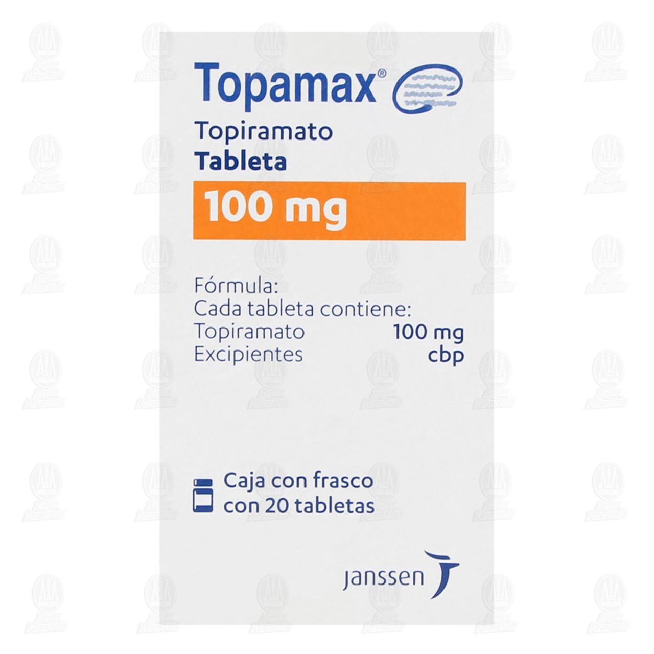 Topamax 100 mg, 20 Tabletas. image number 4