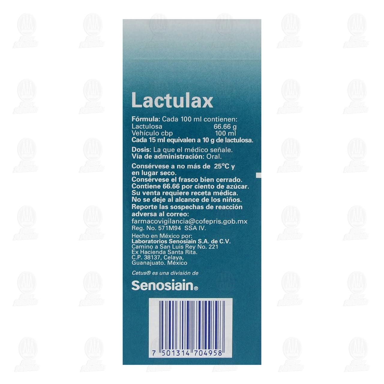Lactulax Jarabe, 125 ml. image number 2