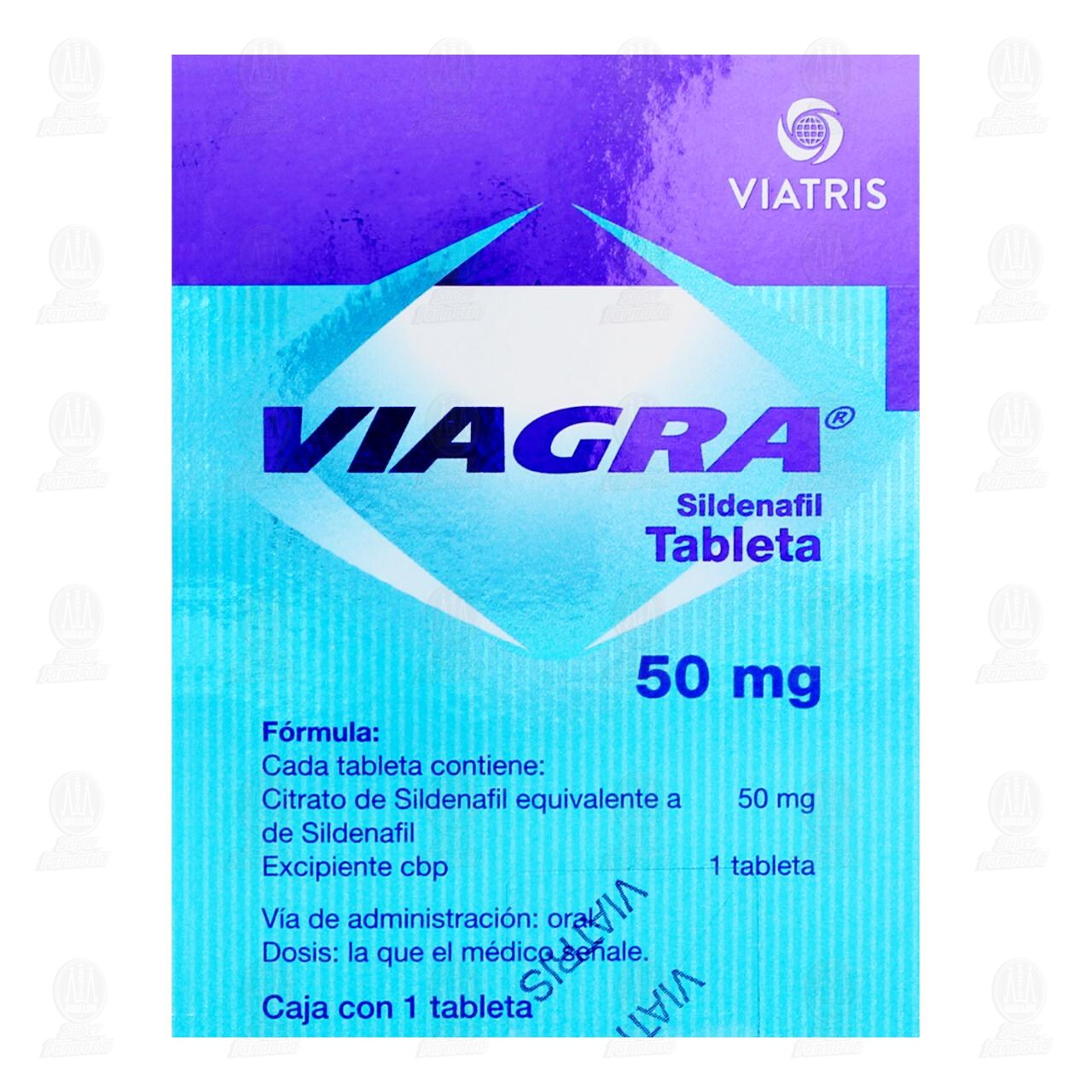 Viagra 50 mg, 1 Tableta. image number 2