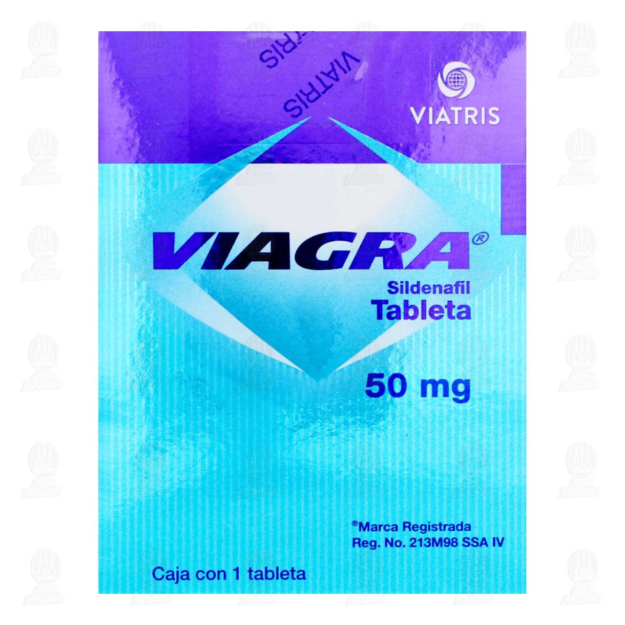 Viagra 50 mg, 1 Tableta. image number 1