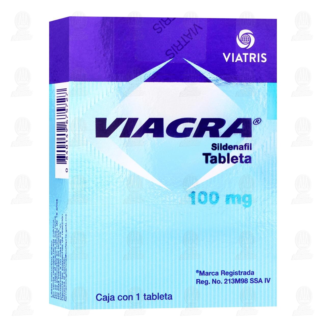 Viagra 100 mg, 1 Tableta. image number 0
