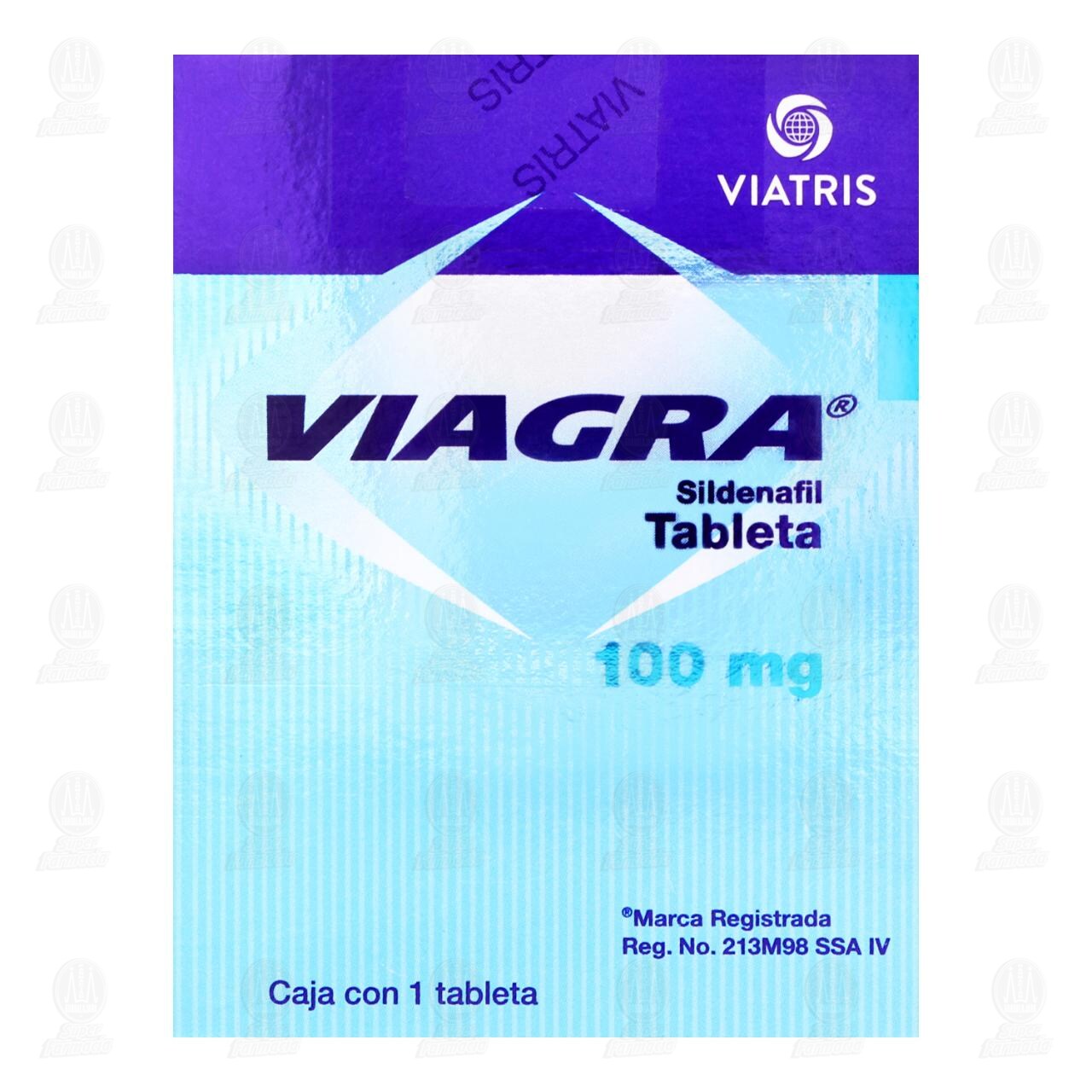Viagra 100 mg, 1 Tableta. image number 1