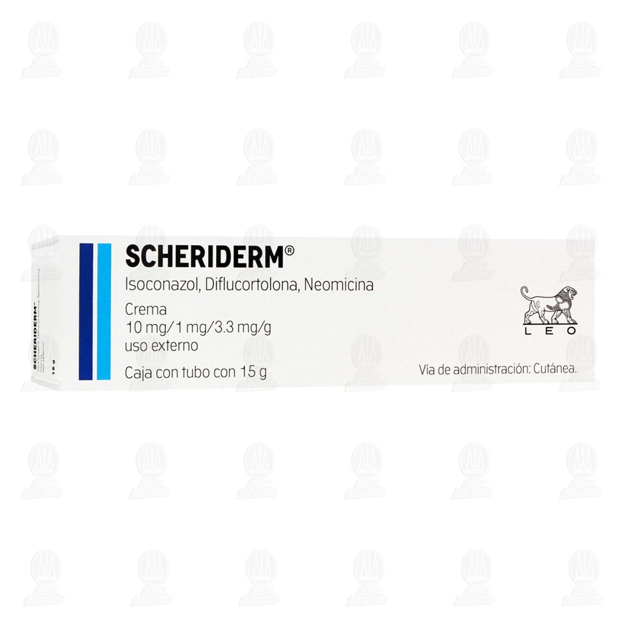 Scheriderm 10mg/1mg/3.3mg/gr Crema, 15 gr. image number 0