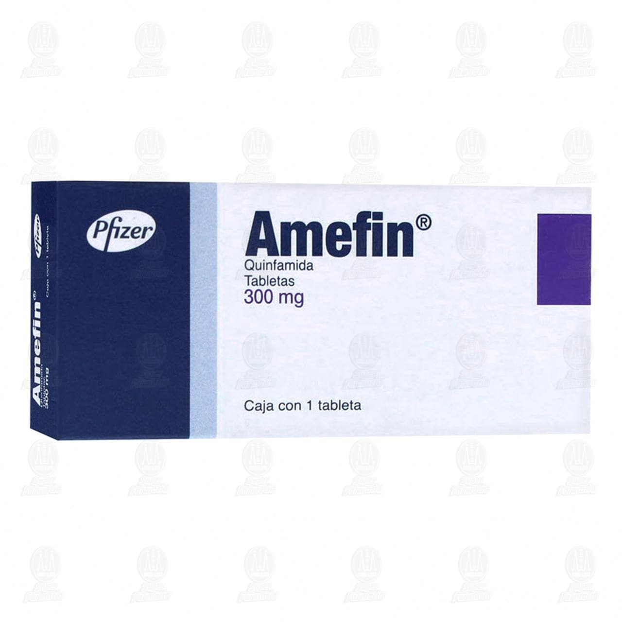 Imagen para Amefin 300mg 1 Tableta (Quinfamida)
