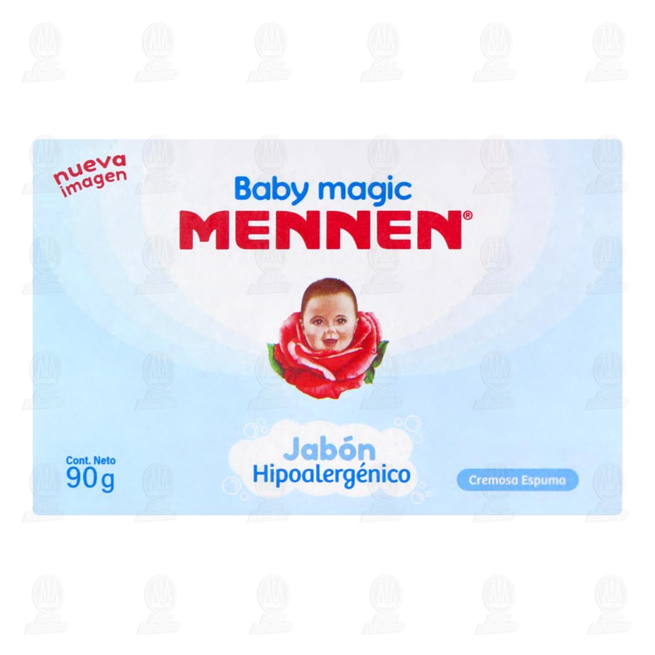 Jabón para Bebés Mennen Baby Magic Azul en Barra, 90 gr. image number 1