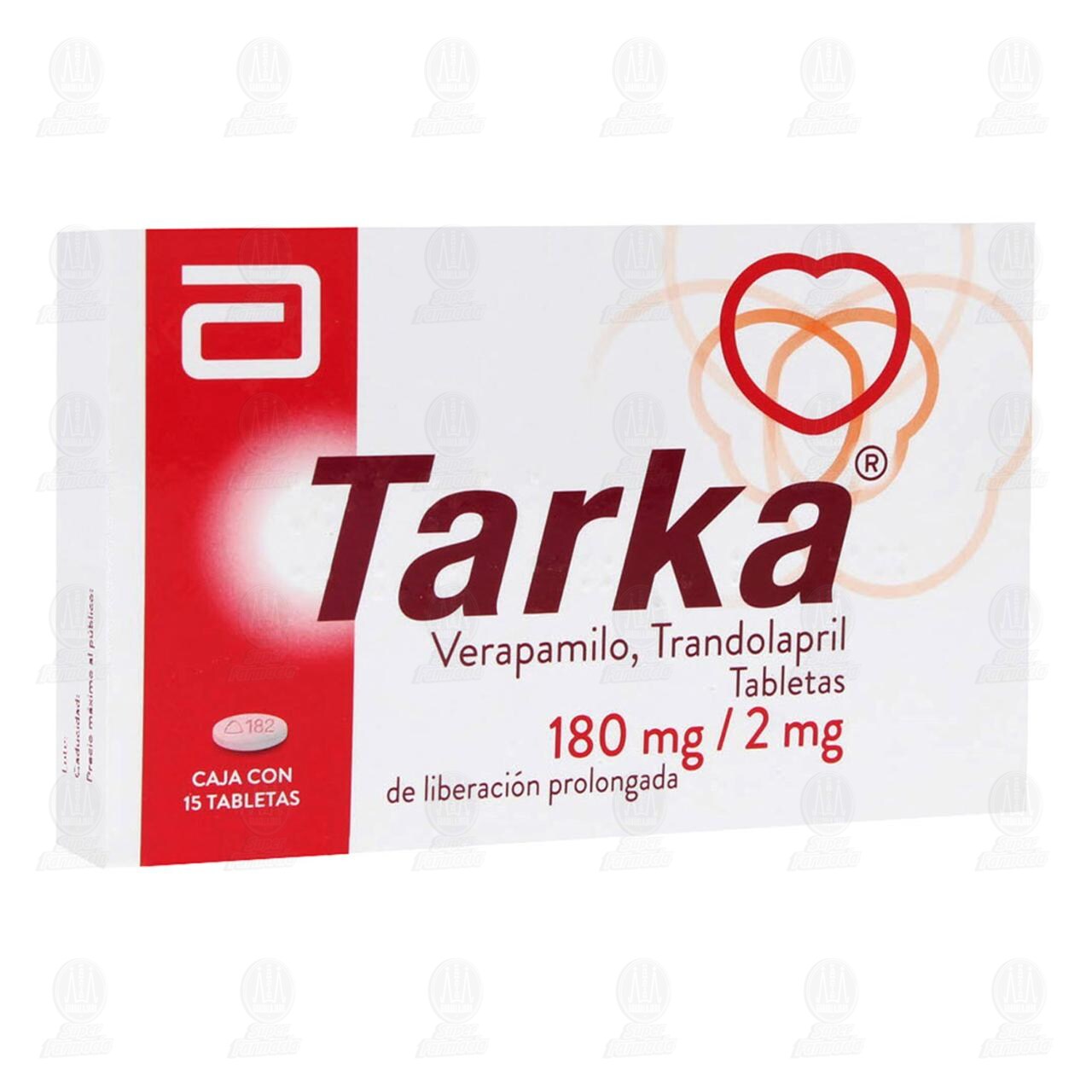 Tarka 180mg/2mg, 15 Tabletas. image number 0