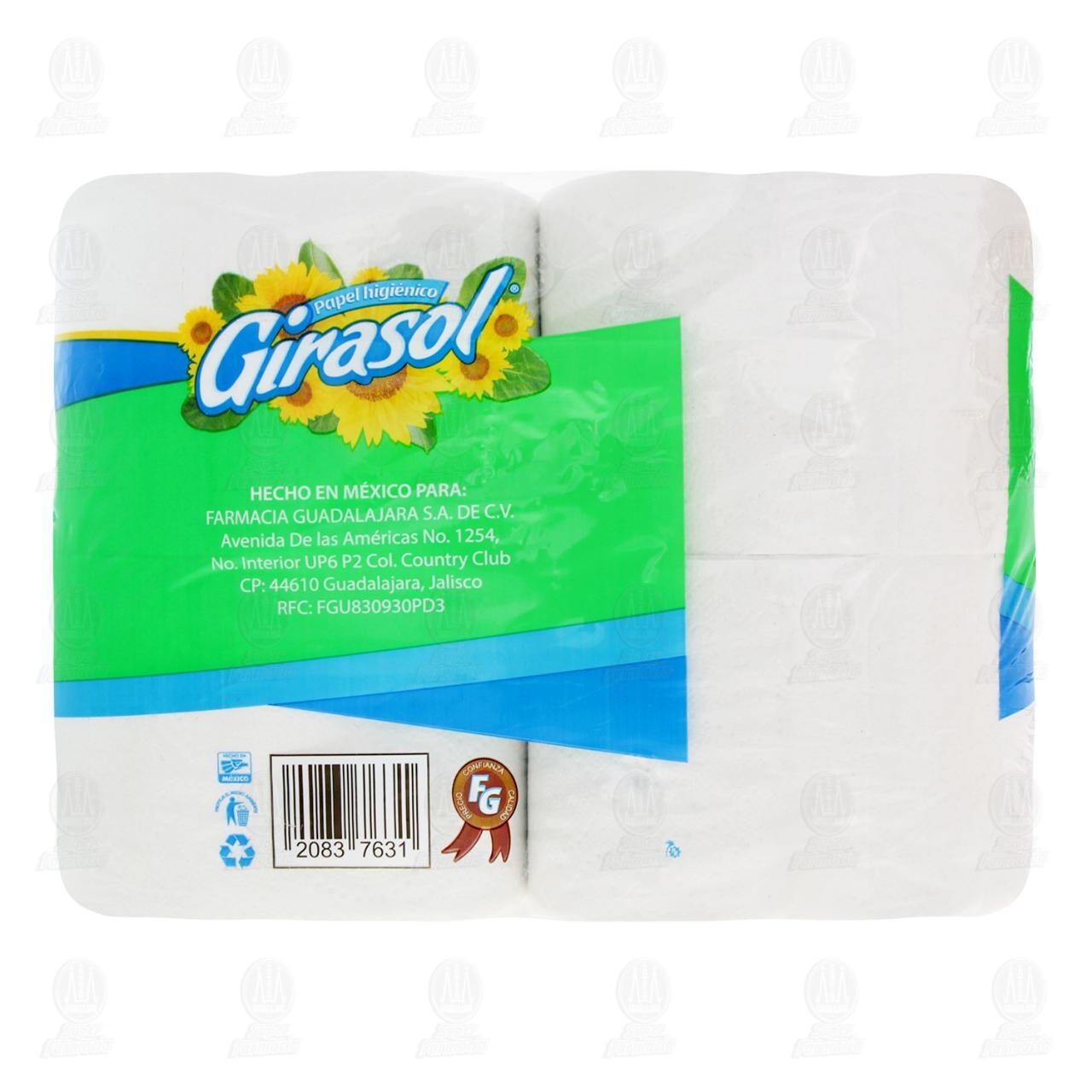 Papel Higiénico Girasol, 4 pzas. image number 2