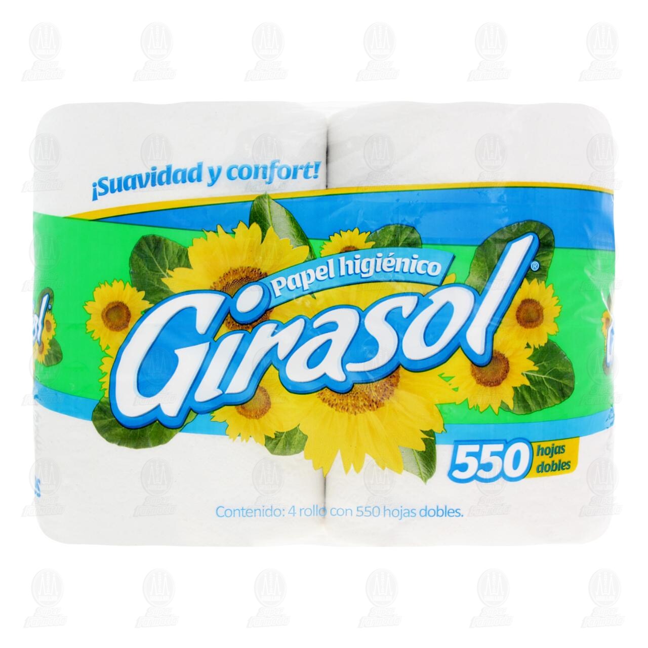 Papel Higiénico Girasol, 4 pzas. image number 1