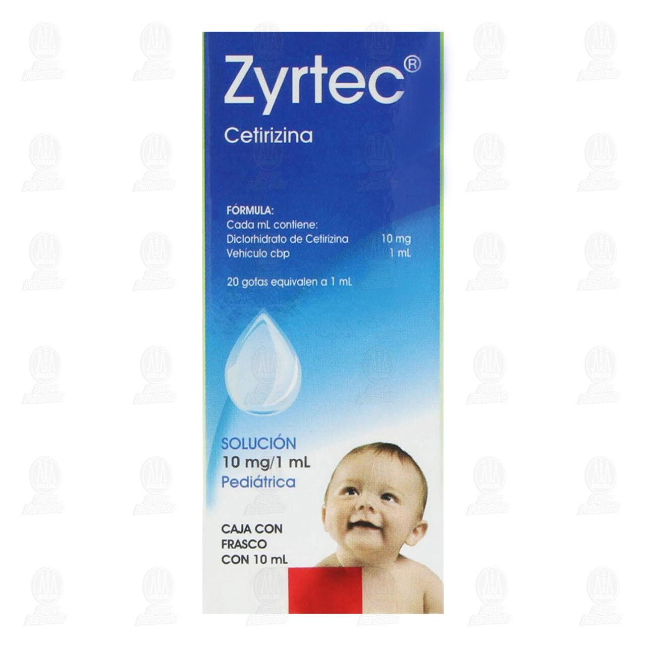 Zyrtec Soluci&oacute;n Pedi&aacute;trica 10mg/1ml, 10 ml. image number 1