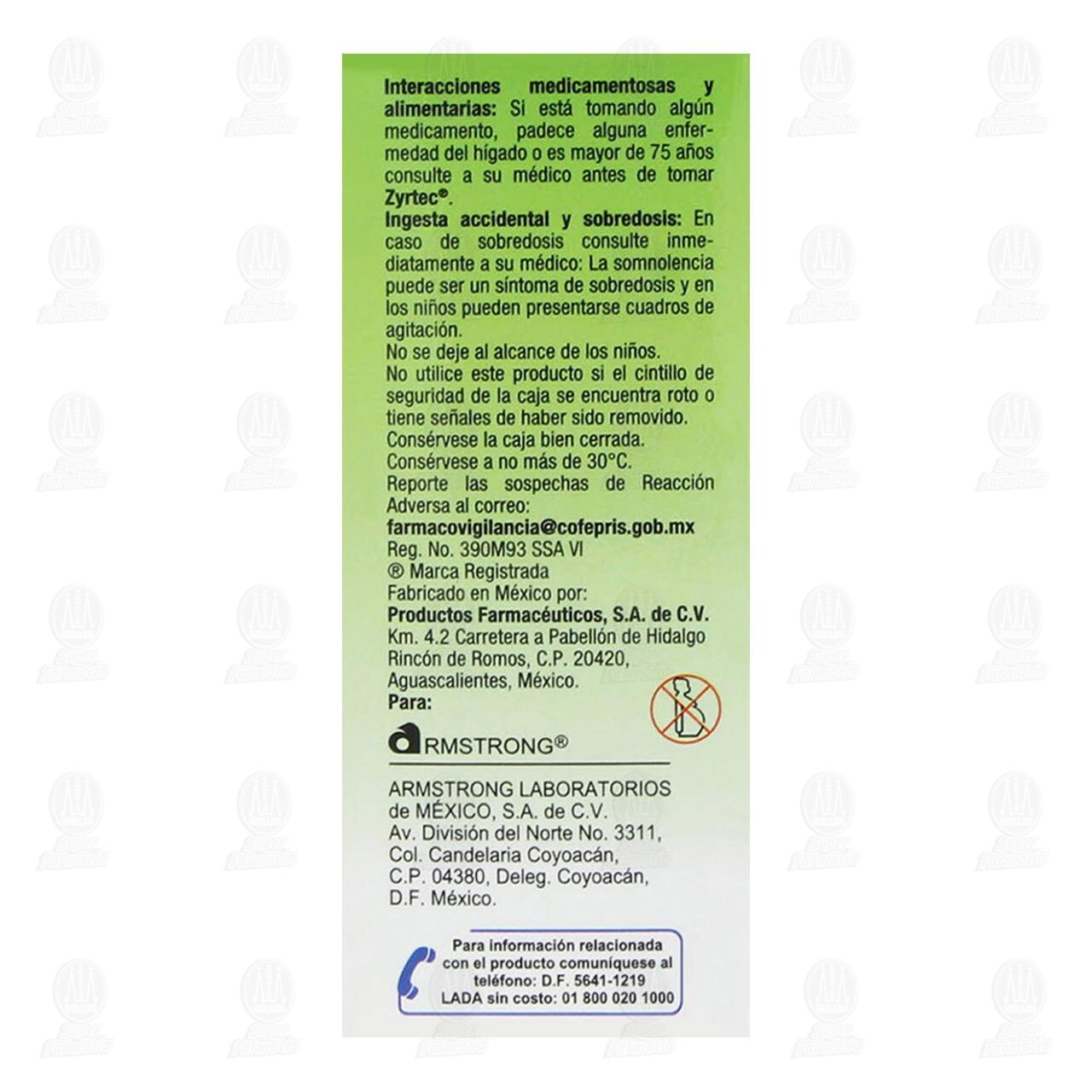 Zyrtec Soluci&oacute;n Pedi&aacute;trica 10mg/1ml, 10 ml. image number 4