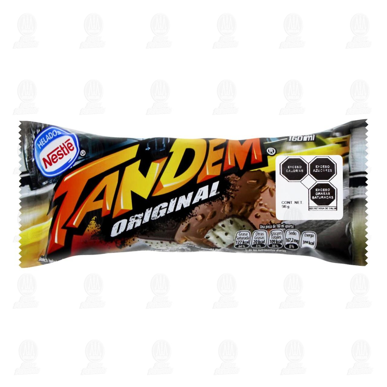 S&aacute;ndwich Helado Tandem Original, 98 gr.
