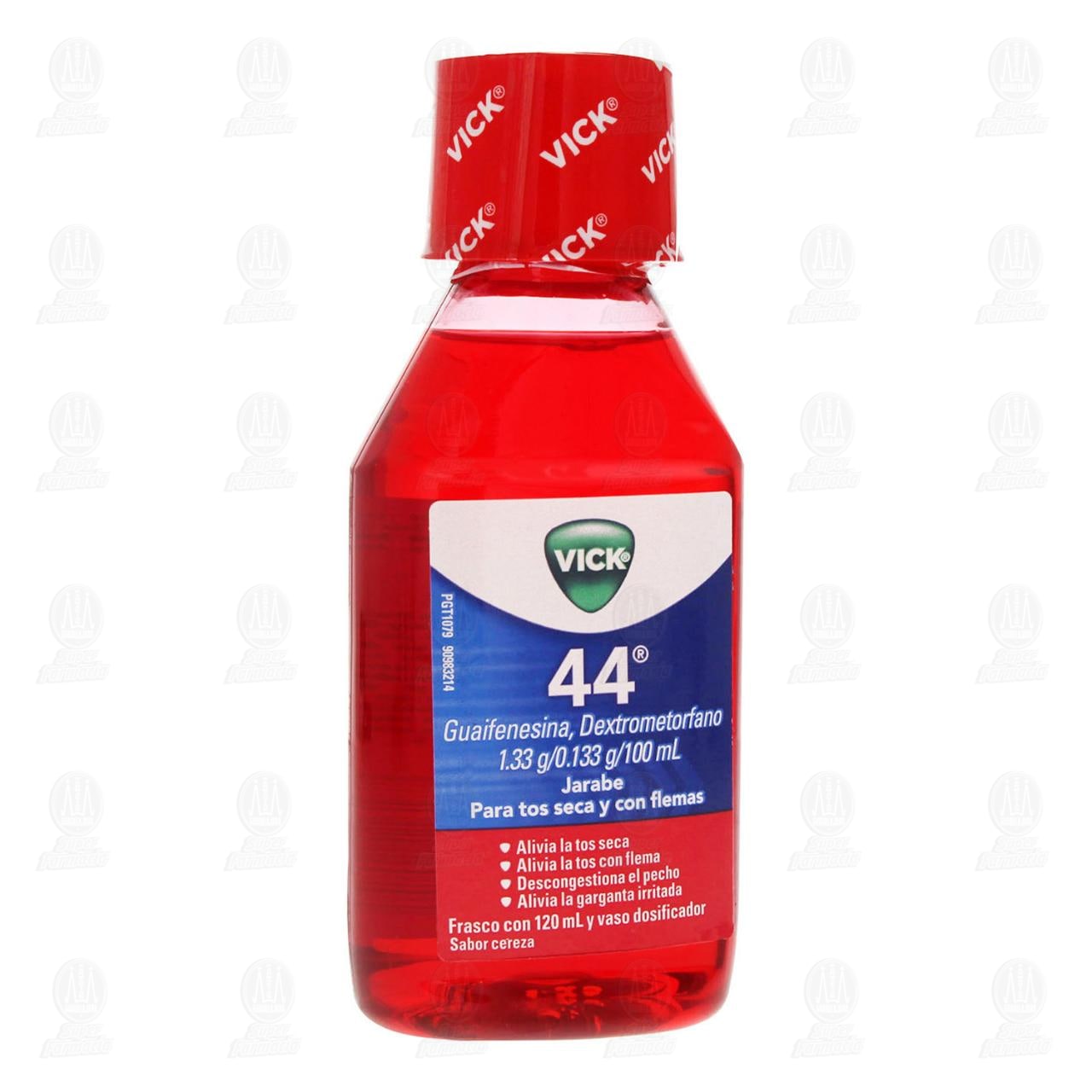 Imagen para Vick 44 Jarabe Sabor Cereza, 120 ml.