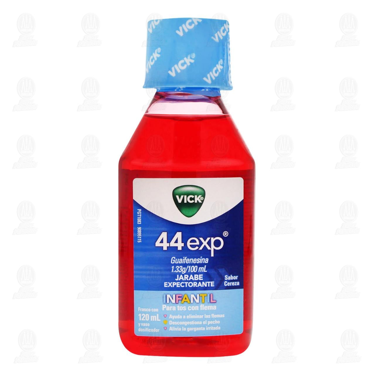 Vick 44 Jarabe Exp Infantil Sabor Cereza, 120 ml. image number 1