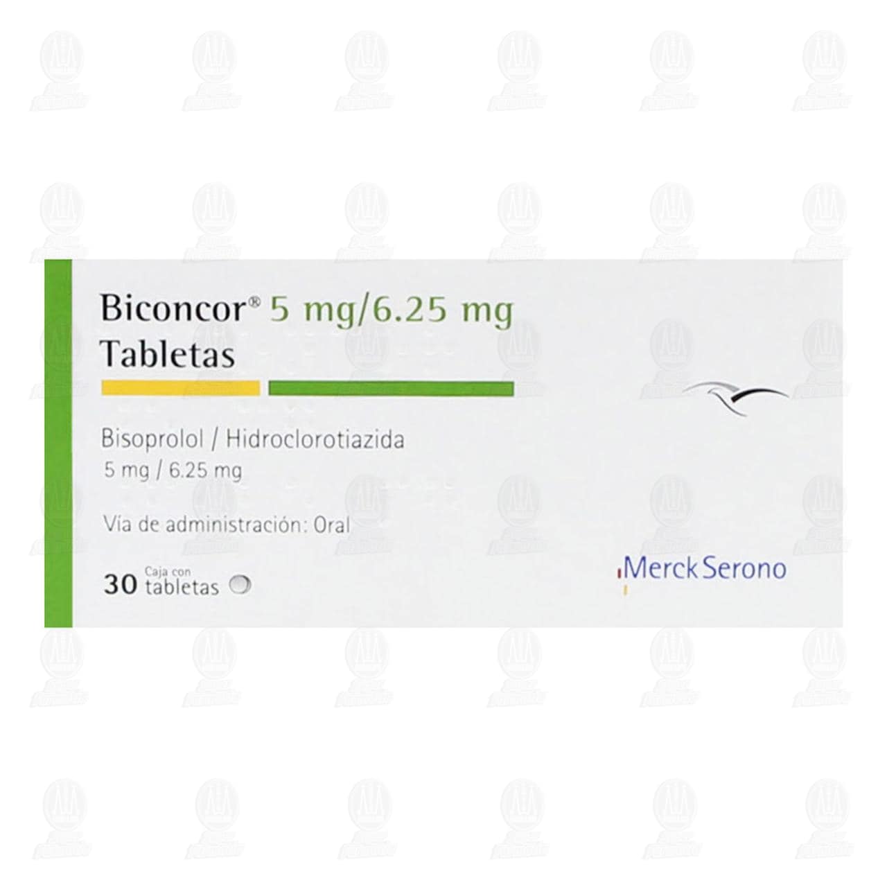 Biconcor 5mg/6.25mg, 30 Tabletas. image number 1