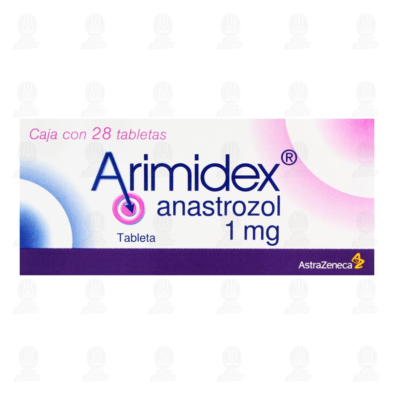 Arimidex 1 mg, 28 Tabletas. image number 1
