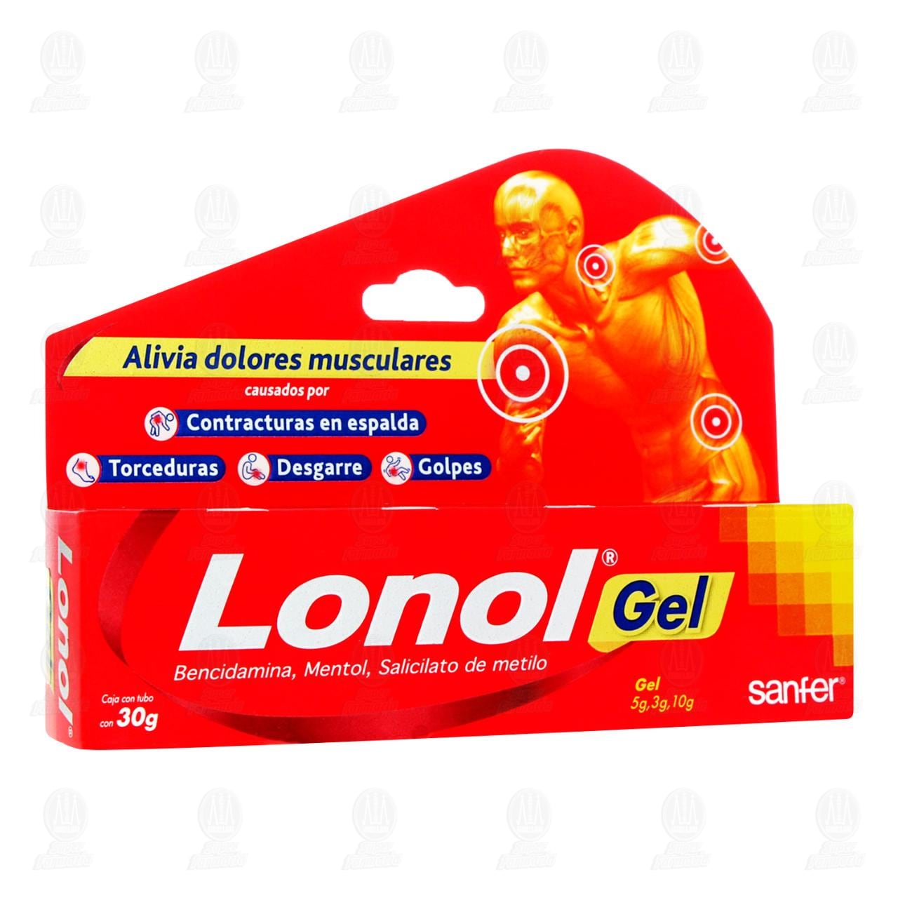 Lonol Gel 5gr/3gr/10gr, 30 gr. image number 0