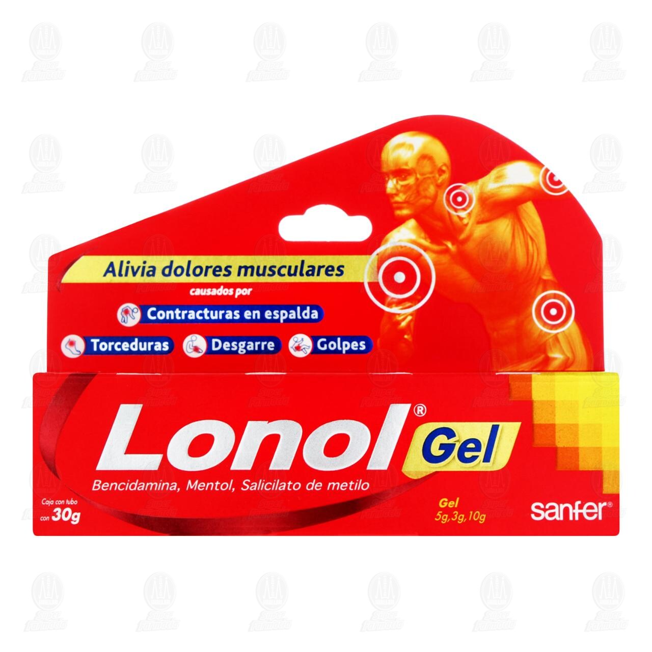 Lonol Gel 5gr/3gr/10gr, 30 gr. image number 1