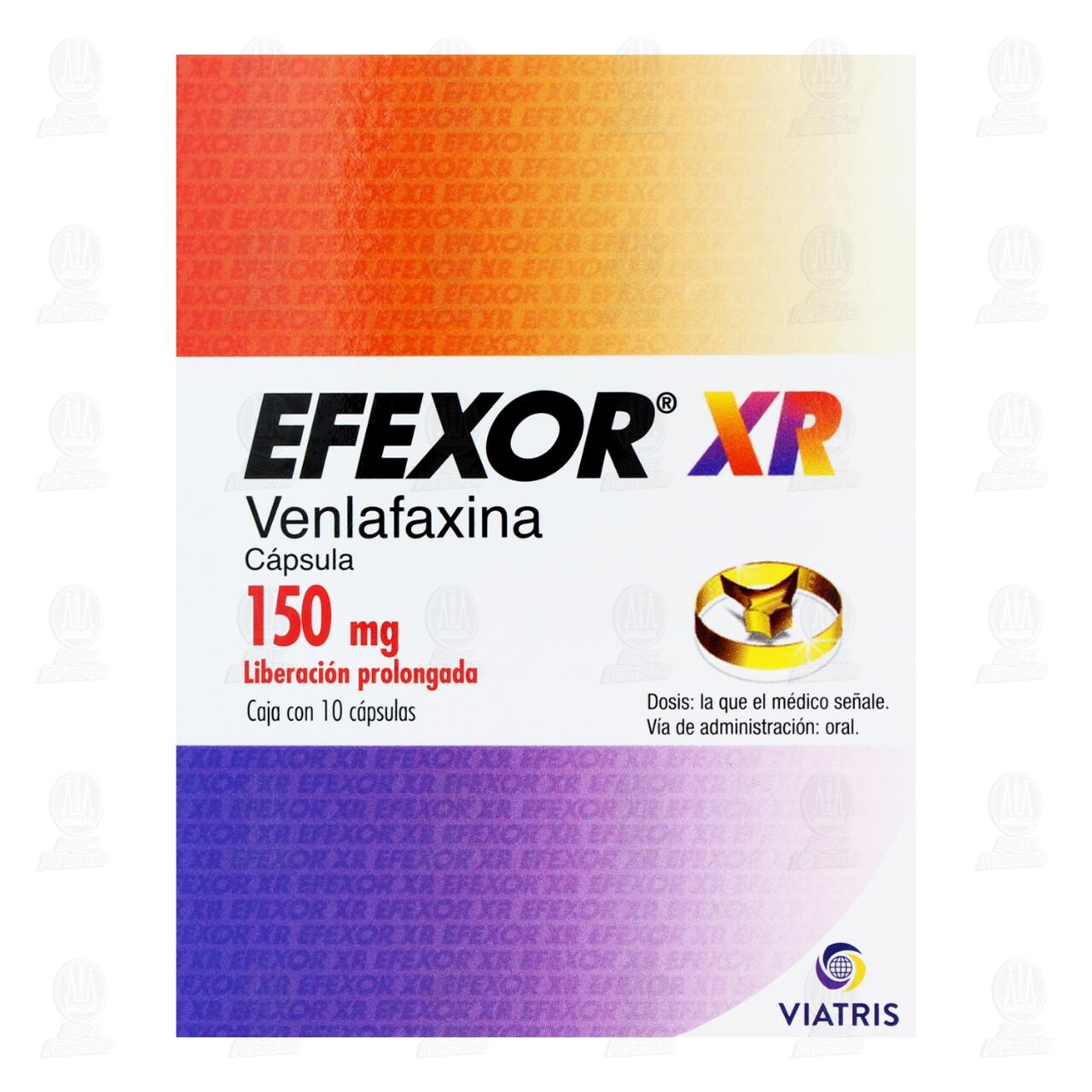 Efexor XR 150 mg, 10 C&aacute;psulas. image number 1