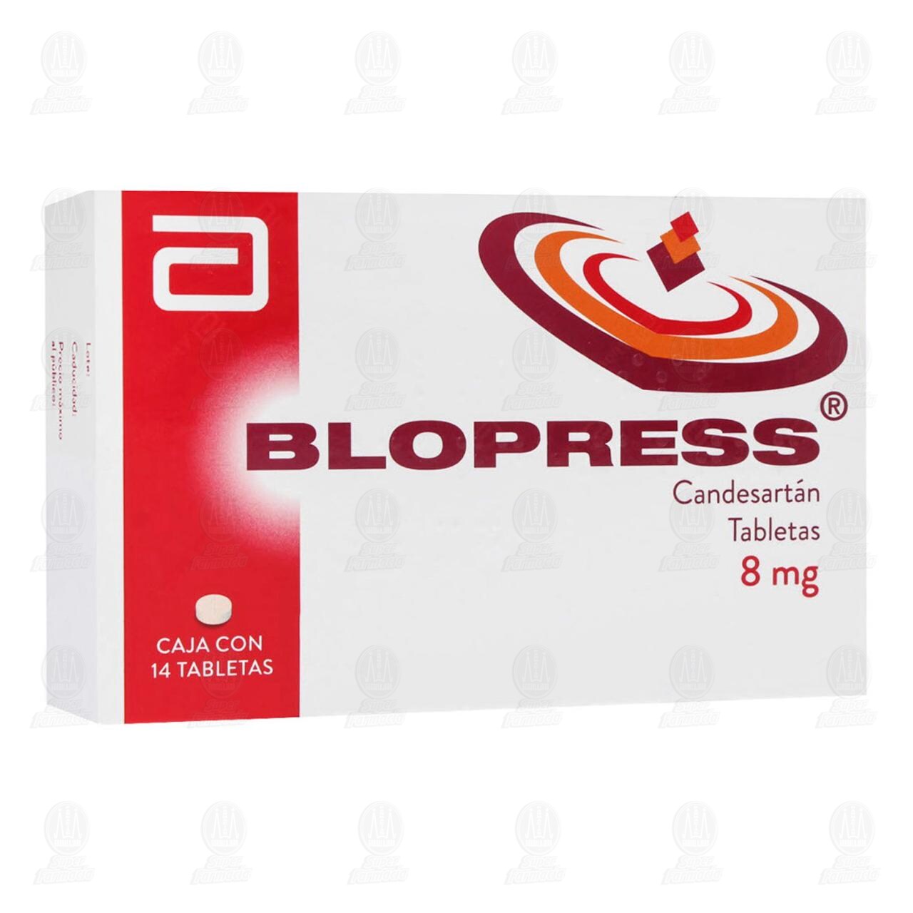 Blopress 8 mg, 14 Tabletas. image number 0