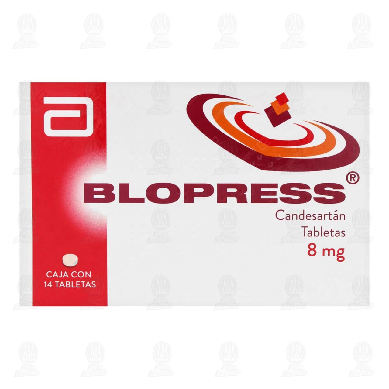 Blopress 8 mg, 14 Tabletas. image number 1