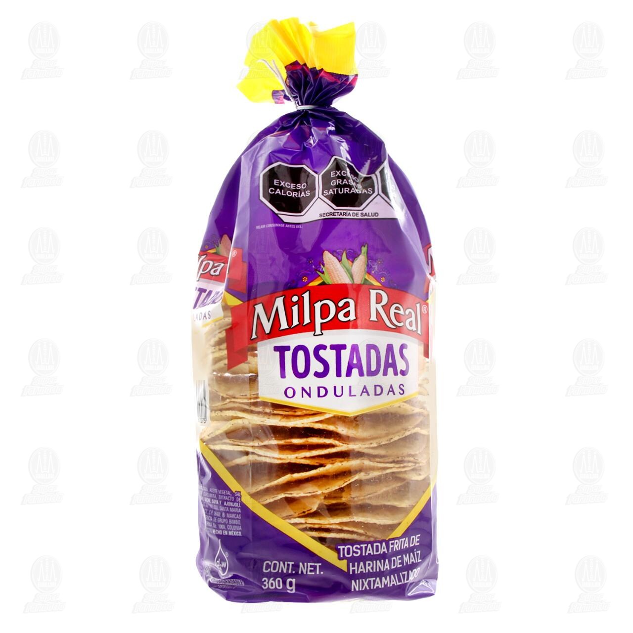 Tostadas Milpa Real Onduladas de Ma&iacute;z, 360 g. image number 0
