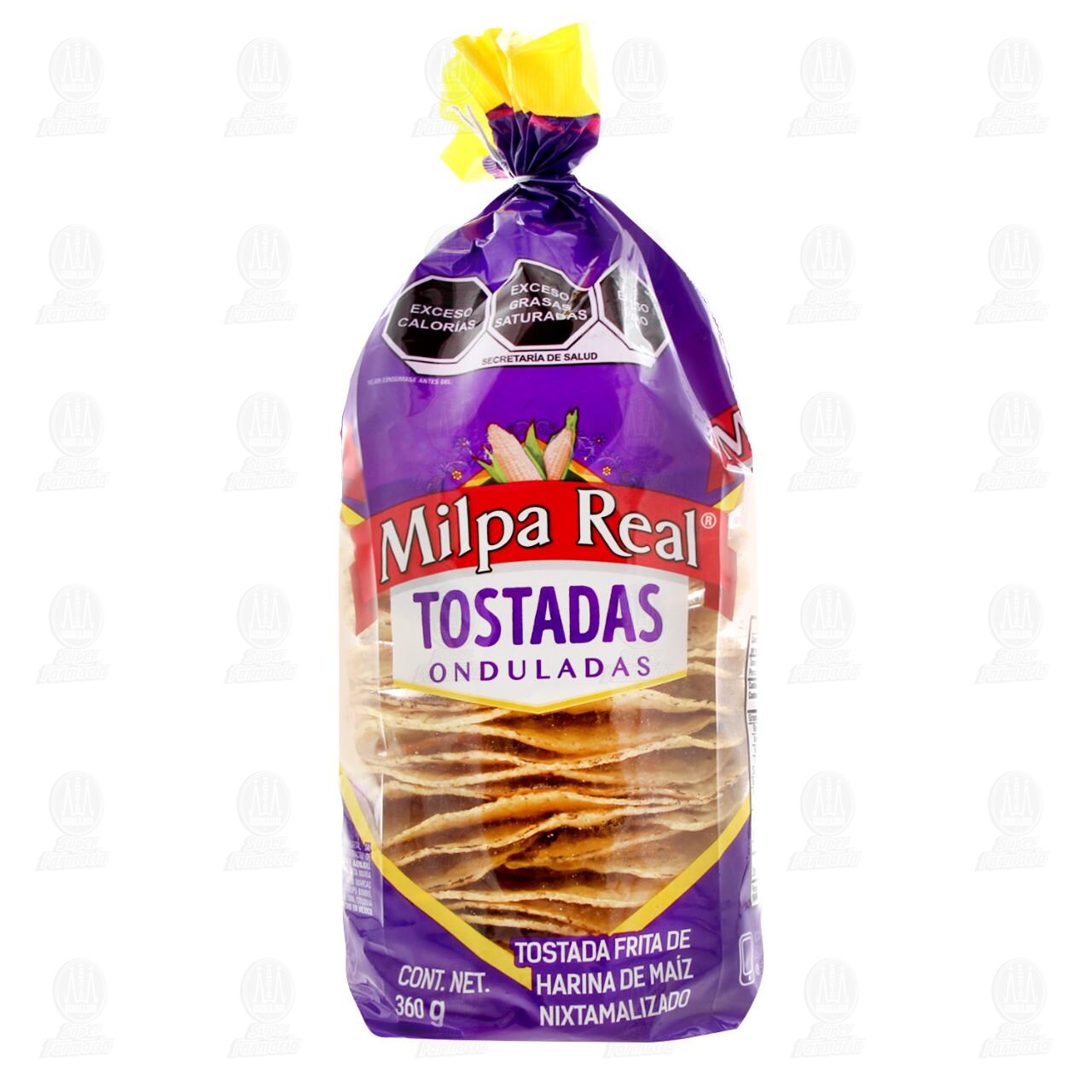 Tostadas Milpa Real Onduladas de Ma&iacute;z, 360 g. image number 1