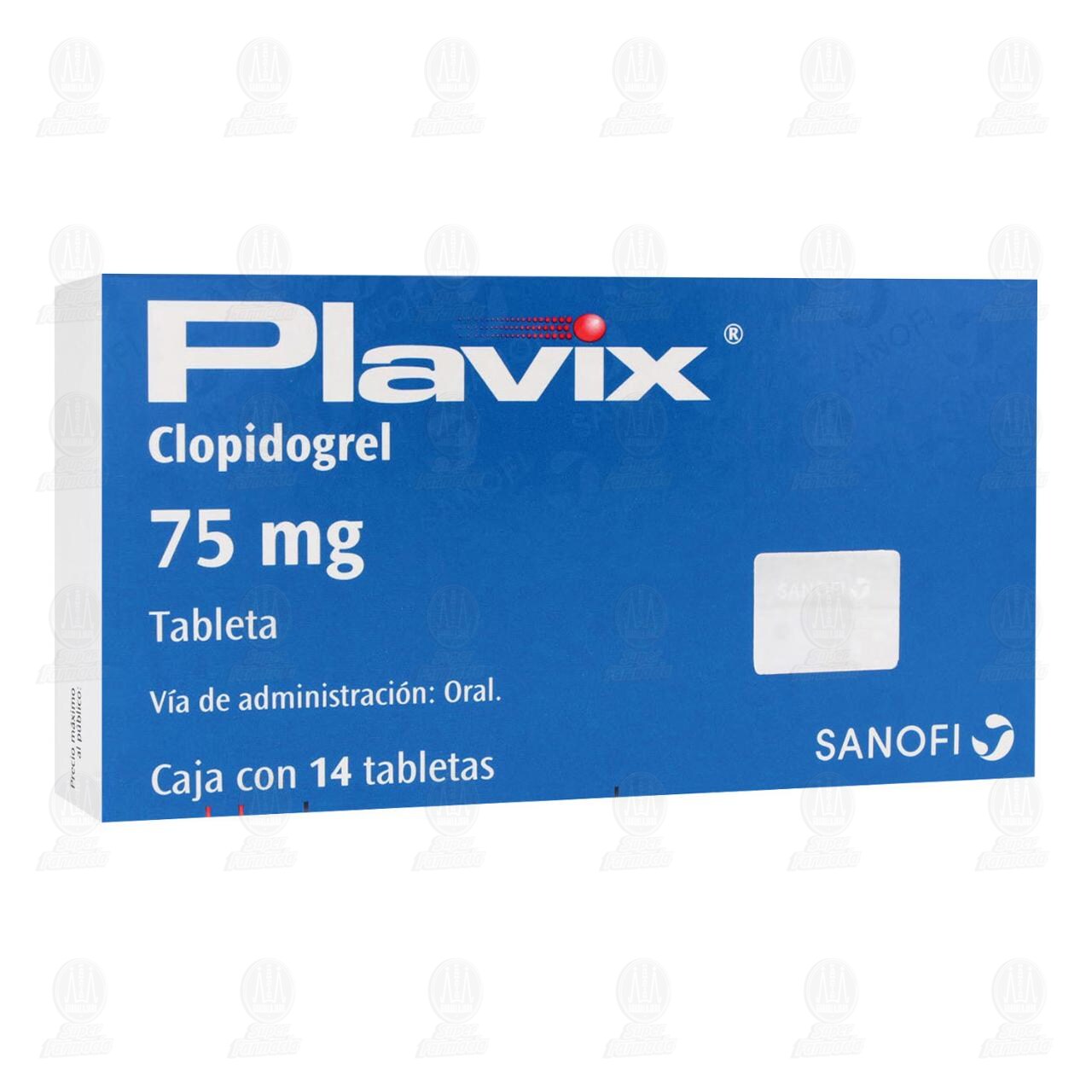 Plavix 75 mg, 14 Tabletas. image number 0