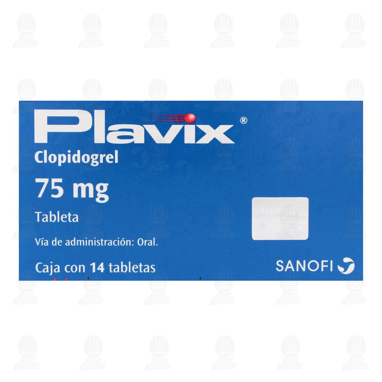 Plavix 75 mg, 14 Tabletas. image number 1