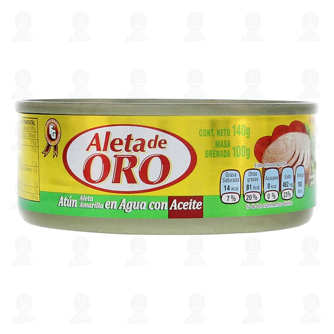 Atún Aleta de Oro en Aceite, 140 gr.