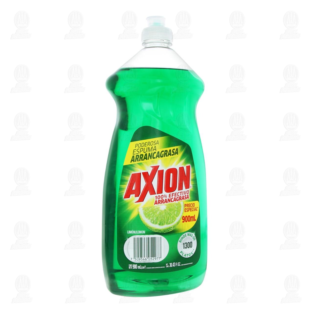 Lavatrastes Axion Limón Líquido Precio Especial, 900 ml.
