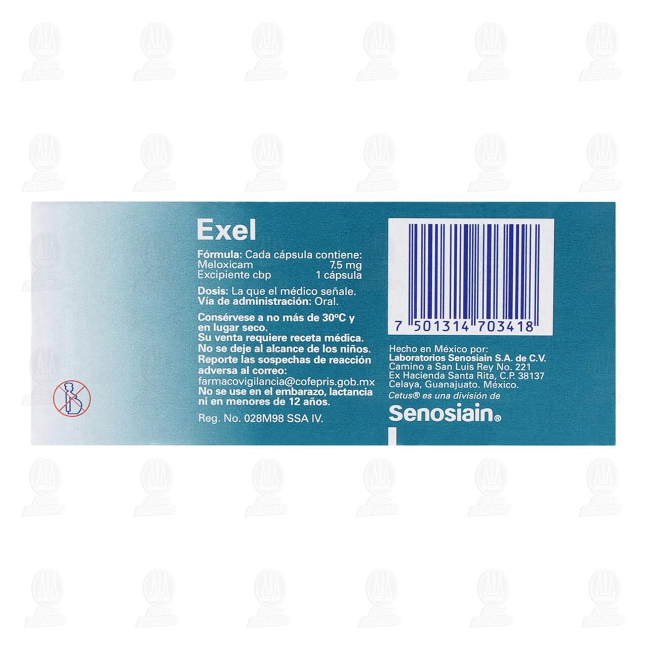 Exel 7.5 mg, 20 C&aacute;psulas. image number 2