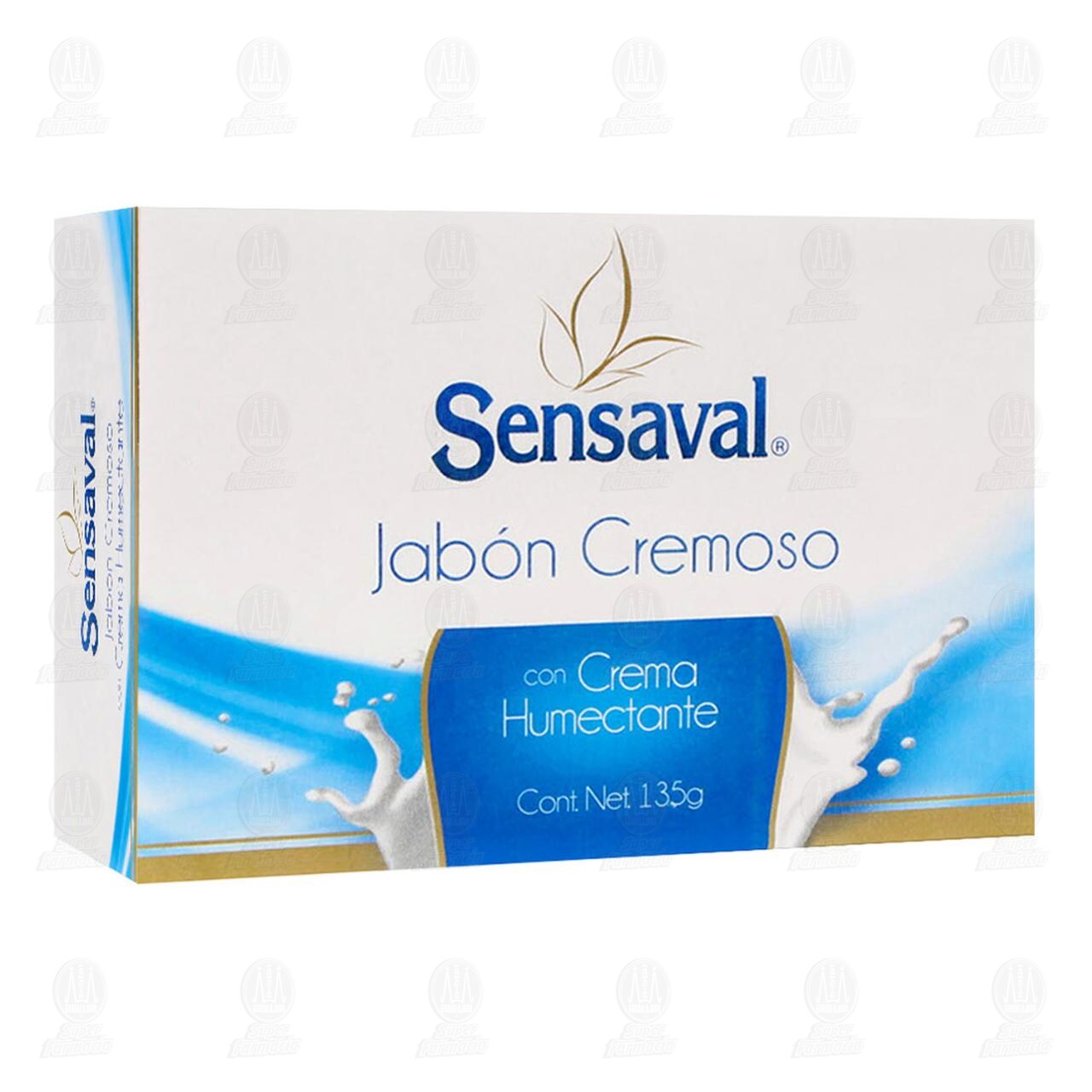 Jabón Cremoso Sensaval, 135 gr.