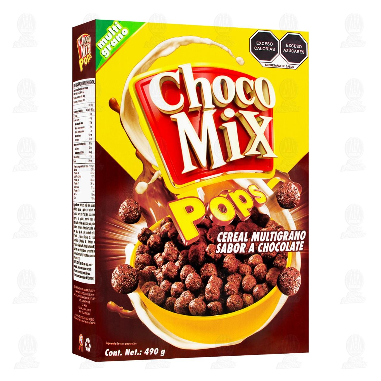 Cereal Choco Mix Pops Sabor a Chocolate, 490 gr.
