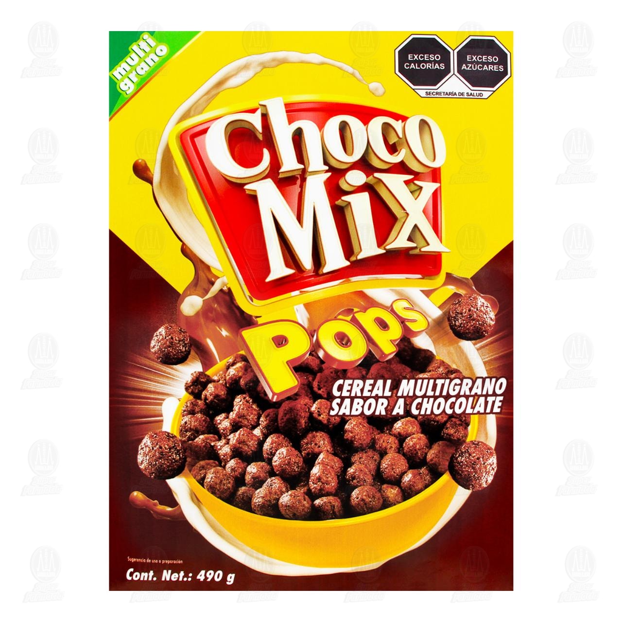 Cereal Choco Mix Pops Sabor a Chocolate, 490 gr. image number 1