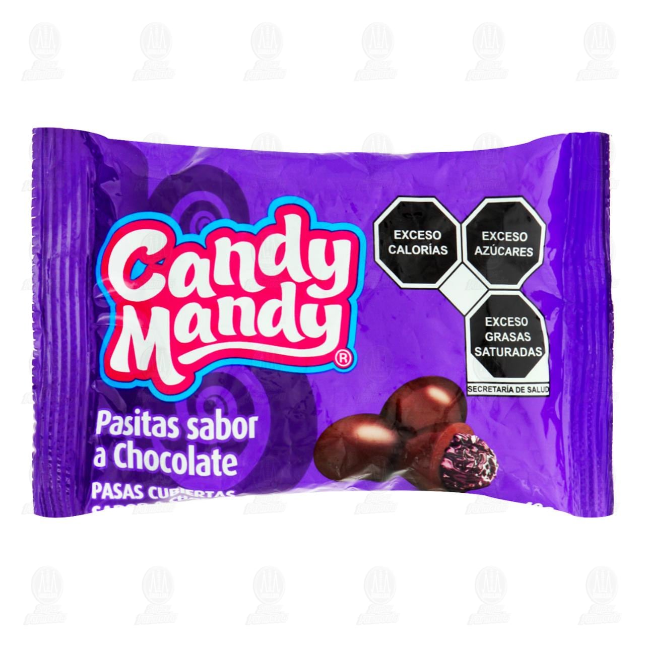 Pasitas Candy Mandy Sabor a Chocolate, 40 gr. image number 0