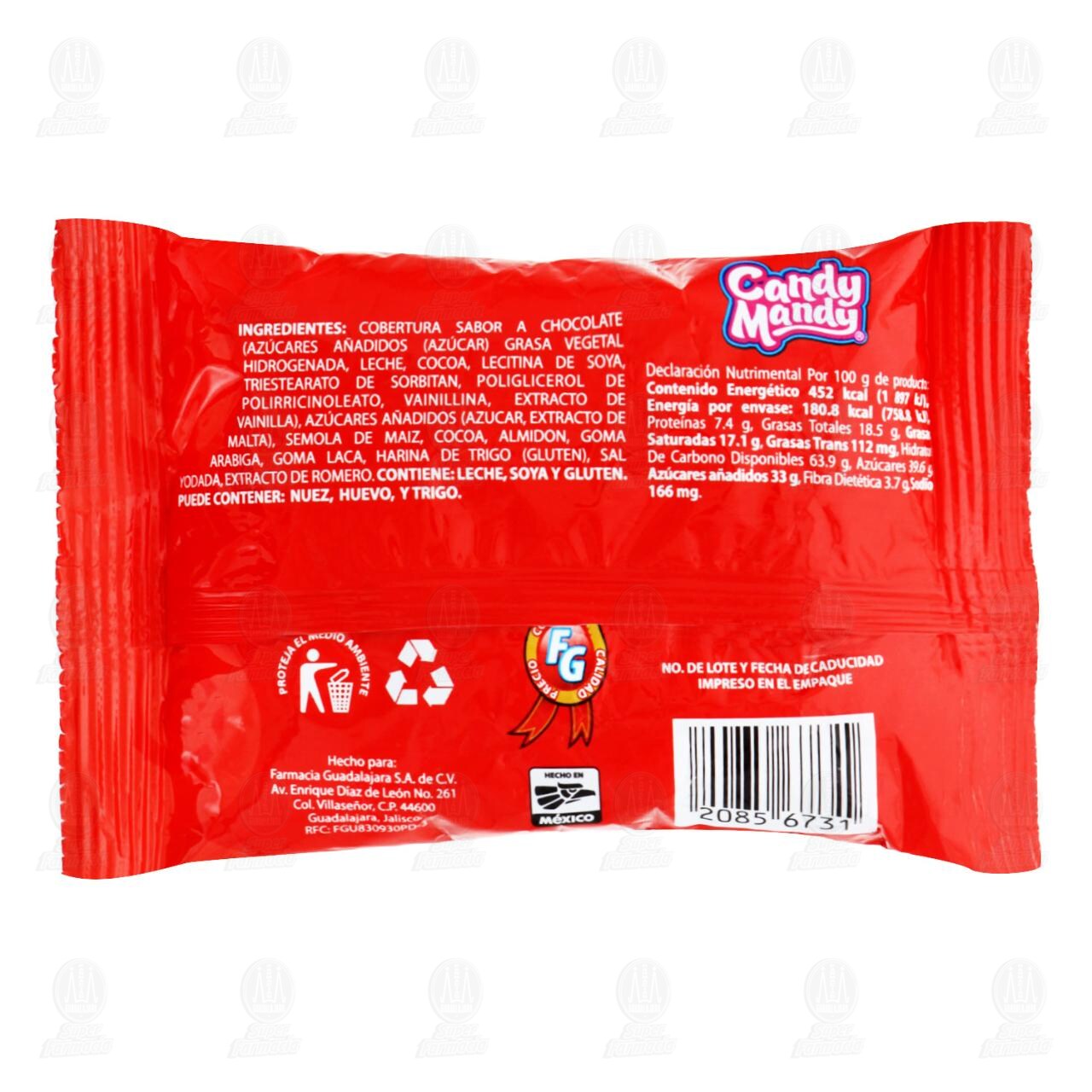 Hojuelas con Chocolate Candy Mandy, 40 gr. image number 1